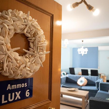 Ammos Lux Apartments Agía Triás Luaran gambar