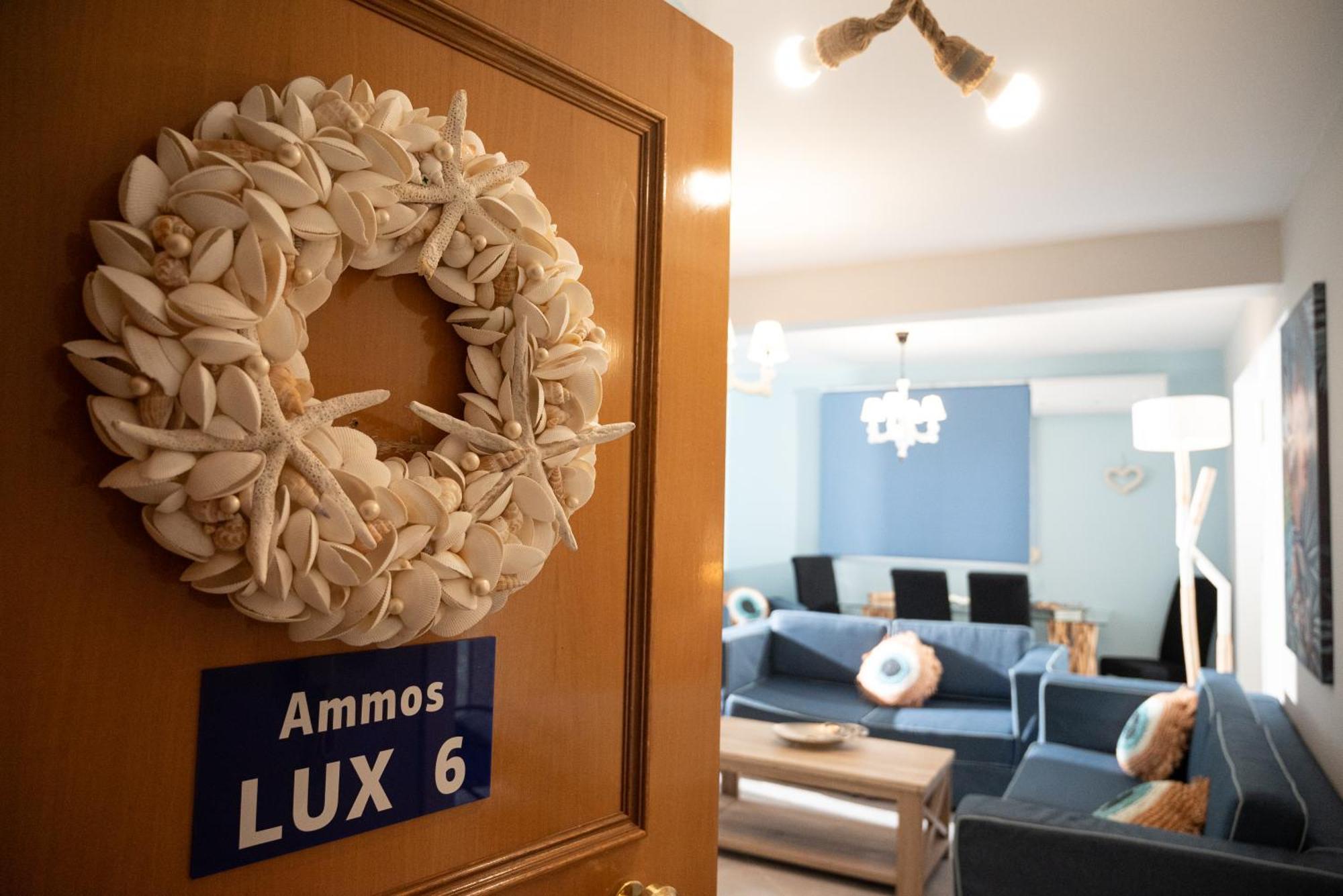 Ammos Lux Apartments Agía Triás Luaran gambar